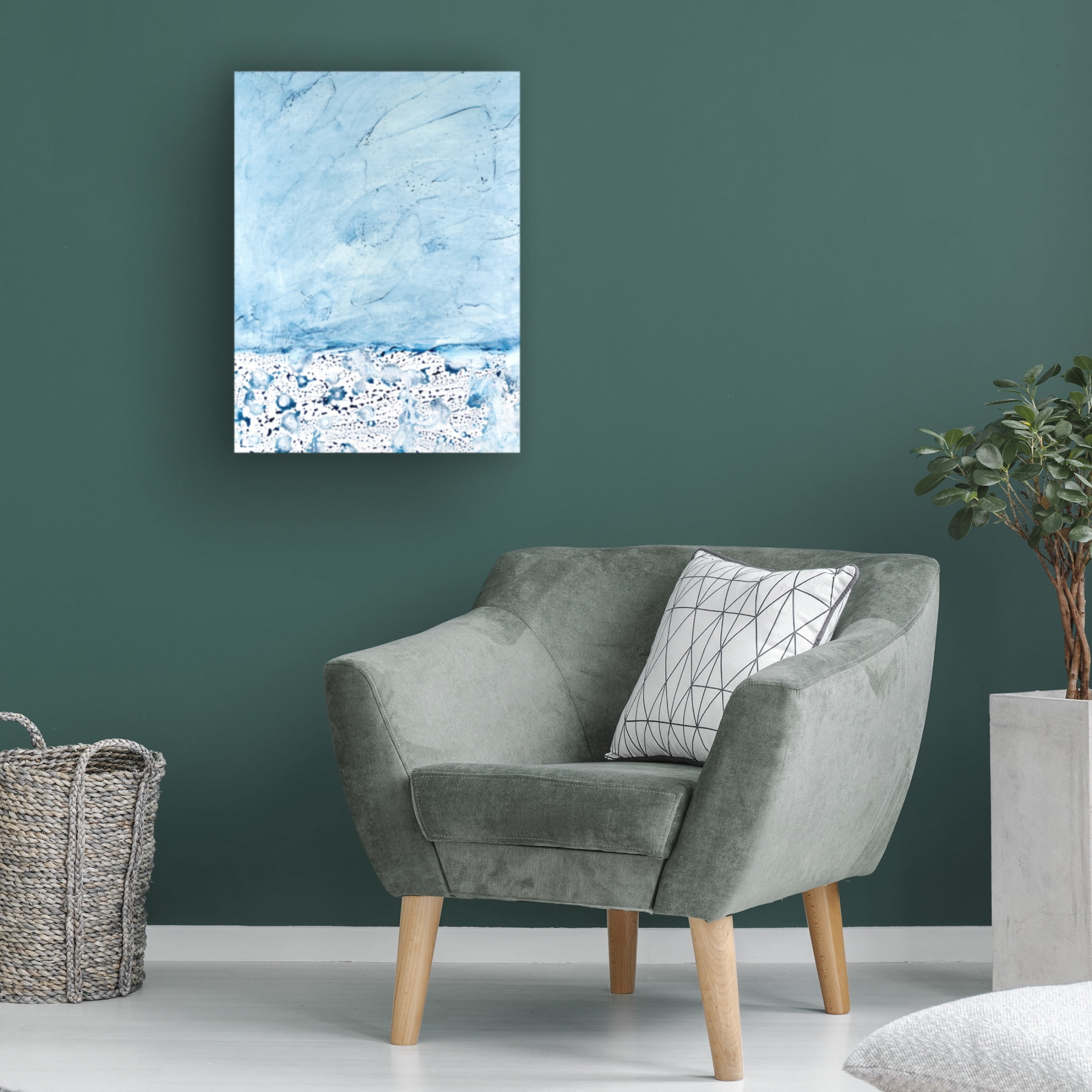 Canvas Wall Art - Michael Willett 'Stonewashed I' Wall Art for Living Room, Bedroom, or Office Décor by Trademark Fine Art - 35 x 47 Inches