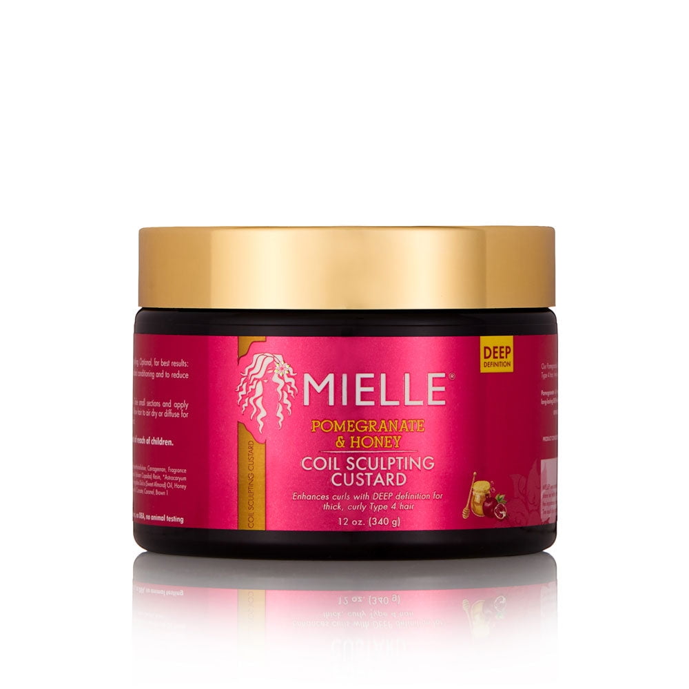 MIELLE - Pomegranate & Honey Coil Sculpting Custard 12 fl. oz. * BEAUTY TALK LA *