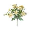thumbnail image 2 of Artificial Daisies Bouquet with Accents, Faux Flower Vase Arrangement for Coffee Table Living Room Farmhouse Shelf Decor, Yellow, Ccwuwei, 2 of 6