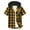 Y1_Yellow, variant on Xuniizn Mens Button Down Shirts Short Sleeve Plaid Flannel Casual Hoodie Shirt with Pocket Plus Size Soft Cozy Holiday Shirts, S-3XL