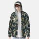 thumbnail image 2 of Balery Watercolor Floral Sudadera ligera de manga larga con capucha y protección solar UPF 50+ para hombre y mujer, ideal para pesca y running-XX-Large, 2 of 7
