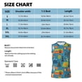 thumbnail image 5 of Lsque Animals In Camping Print Men's Cotton Blend Sleeveless Muscle Shirts (S-3XL)- Moisture Wicking, Odor Protection, UPF 30+,X-Large, 5 of 8