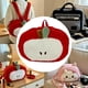 thumbnail image 4 of Mochila de Peluche con Forma de Manzana: Versátil Y Casual, Ideal para Vacaciones Y Citas Al Aire Libre., 4 of 9