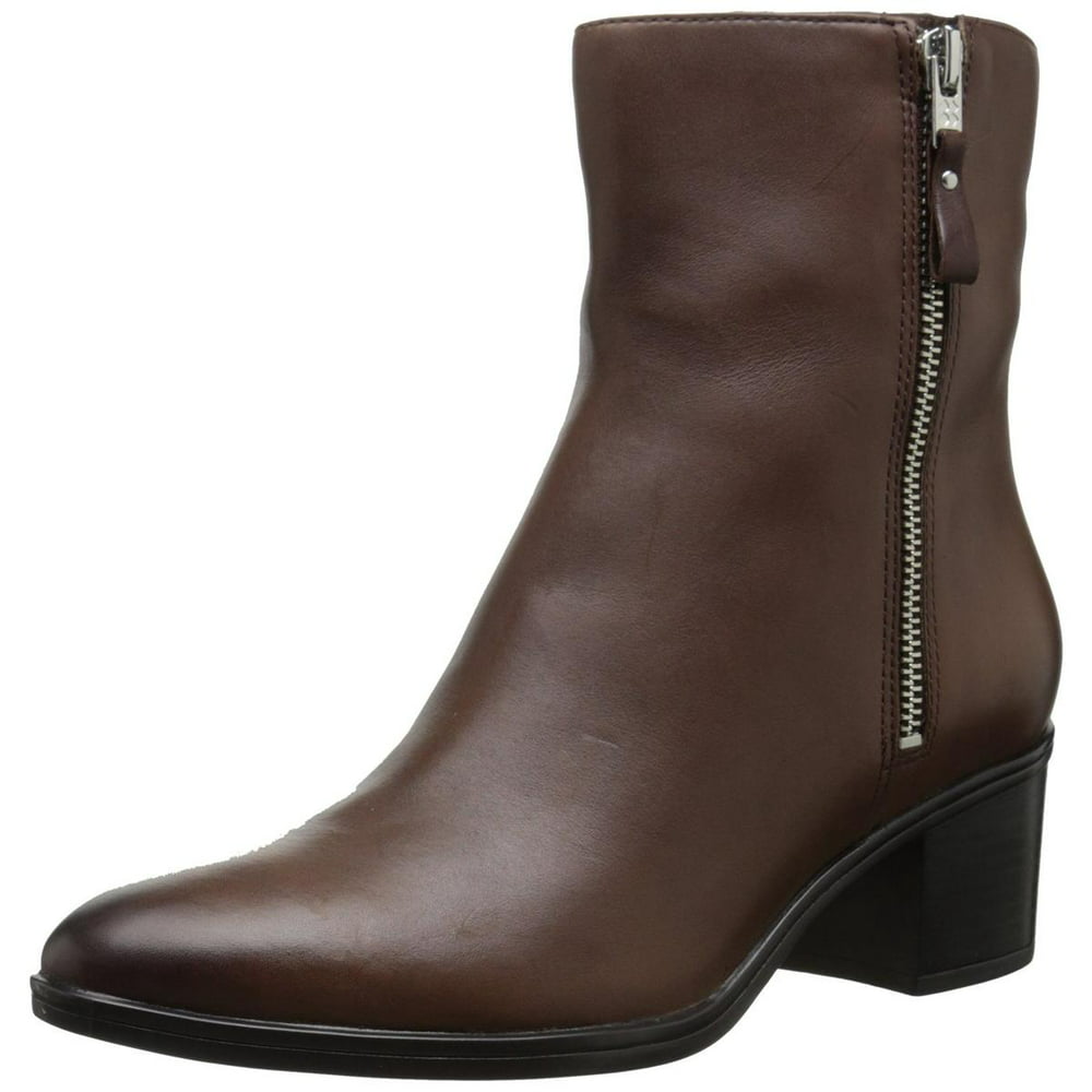 Naturalizer - Naturalizer Women's Harding Brown Leather Ankle Boots