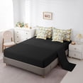 thumbnail image 5 of Erosebridal Colorful Fish Bedding Comforter Set, Vintage Fishing Theme Queen Bedding Sets, Black Reversible, 7-Piece, 5 of 6