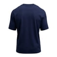 thumbnail image 4 of BOMYJESK American Flag Shirt 250 Anniversary USA T-Shirt 4th Of July Freedom Shirt 1776 Red White Blue Star Stripes Summer Top Navy S, 4 of 4