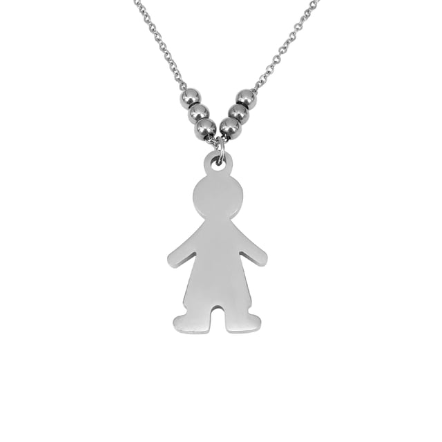 Collar MOLA Tag de niño Acero inoxidable