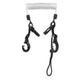 thumbnail image 2 of Camera Hanging Strap, Steel Wire Wear Resistant Free Movement Spring Diving Rope  For Underwater Photography Black,Gray, 2 of 8