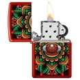 thumbnail image 3 of Zippo Counter Culture Eye Design Metallic Red Pocket Lighter, 3 of 6