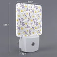 thumbnail image 2 of Fuzoiu Daisies Flowers Print Dusk to Dawn LED Night Light with Light Sensor, Energy-Efficient Touch-Safe Night Lamp for Home, Office, and Kids' Rooms-UK, 2 of 7
