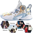 thumbnail image 2 of Men's Basketball Shoes Anti-Slip Breathable Running Shoes Fahsion Sneakers Lightweight Outdoor Gym Shoes, 2 of 8