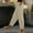Khaki, variant on TRUBKH Flowy Pants Cotton Linen Palazzo Pants Flowy Wide Leg Drawstring High Waist Paper Bag Pants Cotton Linen Pants Cotton Yoga Pants for Women Palazzo Pants with Pockets Black S-3XL