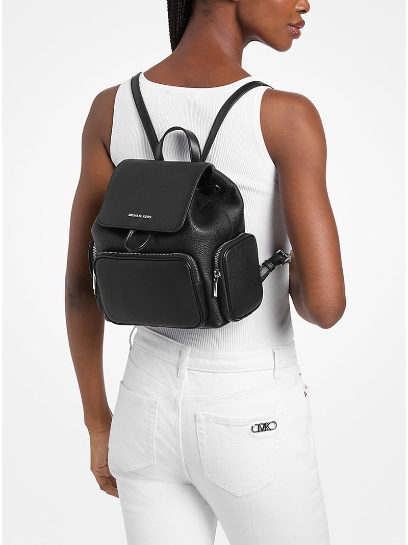cargo leather backpack Michael Kors Small Pebbled Leather Cargo Backpack