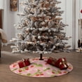 thumbnail image 6 of Halloween Christmas Tree Skirt - Cute Strawberry Bouquet 36 Inches Christmas Tree Skirt for Halloween Holiday Indoor Home Christmas Tree Decorations with Three Ribbons, 6 of 7