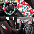 thumbnail image 4 of HUIACONG 14 Pcs Floral and Leaf Design Car Interior Accessory, Portable Durable Car Interior Accessory Kit, Suitable for Truck Cars Cargo Truck, 4 of 5