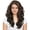 Dark Brown, variant on Tirrinia Synthetic Lace Front Curly Wigs Chrissy Teigen Inspired Medium Length Nature Wave Heat Resistant Hair for Women