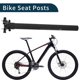 thumbnail image 3 of Publicaciones de asiento de bicicleta Unique Bargains Diseño ligero de 2 tornillos Poste de asiento de tubo de bicicleta Negro mate 1 Pc 30.8x400mm Fibra de carbono, 3 of 7