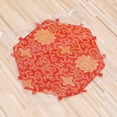 thumbnail image 6 of NICEXMAS 2-Pack Red Brocade Fabric Chinese Food Trays for New Year Celebrations and Festive Food Presentation, 6 of 6