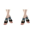 thumbnail image 1 of Calcetines antideslizantes sin dedos Soidarity 1 par para niñas Yoga Ballet baile Talla S M L, 1 of 1