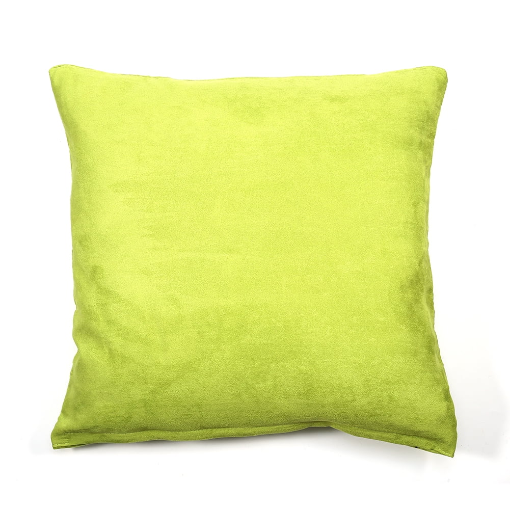 Luxury Velvet Throw Pillow Case Cushion Cover Solid Color Sofa Car Home Decor 