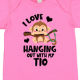 thumbnail image 4 of Inktastic Monkey I Love Hanging out with My Tio Boys or Girls Baby Bodysuit, 4 of 5