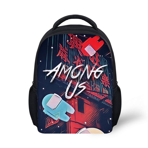 New Game Among Us Backpacks for Boys Kids Game Crewmate Characters