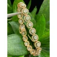 thumbnail image 2 of Women's Tennis Bracelet White Round Cut 9 Ct Moissanite 14K Yellow Gold Plated, 2 of 2