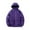 Purple, variant on XUNKUSGA Ski Jacket Short Cotton Padded Puffer Jacket Oversized Solid Full Zipper Simple Winter Snow Coat Windproof Water Resistant Casual Hooded Winter Coats for Men M-4XL Blue