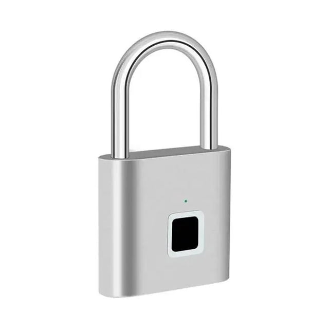 Keyless Smart USB Charging Fingerprint Lock Padlock Waterproof Door Unlock Portable Anti-theft