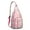 Rose-red-34, variant on Pastel Unicorn Sling Backpack - Soft Rainbow & Cloud Print Crossbody Bag, Anti-Theft Compact Pack for Commuting & Shopping
