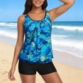 thumbnail image 6 of HUAXUN Tankini Swimsuits for Women Tummy Control Y2k Swimsuit Womens Swimsuits Drawstring Backless Design Beachwear 2 Piece Swimsuit Tummy Control Bathing Suit, 6 of 8