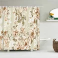 thumbnail image 3 of European Retro Flowers Leaves Shower Curtains Printrd Bathroom Curtains Waterproof Fabric, 3 of 7