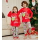 thumbnail image 3 of Pijamas familiares a juego de Navidad 2024, pijamas con estampado de dibujos animados GRC, conjunto de ropa para adultos y niños, mono de bebé + ropa para perros, 3 of 5