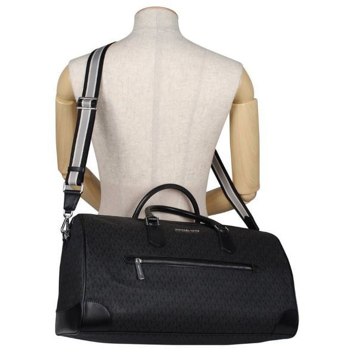 Michael Kors Travel Large Duffle Bag in PVC Signature black