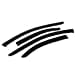 thumbnail image 3 of TuningPros WV-809 Window Visor Deflector Rain Guard Dark Smoke 4-pc Set, 3 of 10