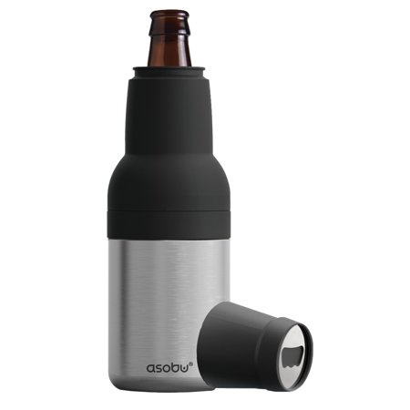 ASOBU NA-FC2GSIL Frosty Beer 2 Go Vacuum-Insulated Stainless Steel Can and Bottle Holder (Silver)