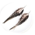 thumbnail image 3 of lureme Bohemian Multicolor Pheasant Feathers Dangle Earrings Handmade Natural Feather Earrings (er006314-6), 3 of 8