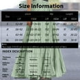 thumbnail image 4 of NANAIQ Maxi Skirts for Women 2025 - Long Flowy Pleated Pure Color Skirt, Casual Soft Casual Beach Skirt, Spring Summer Trendy Skirts for Women Daily Wear Beige XL, 4 of 9