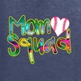 thumbnail image 2 of Wild Bobby, Colorful Baseball Mom Squad, Sports, Unisex Crewneck Graphic Sweatshirt, Vintage Heather Navy, XX-Large, 2 of 4