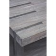 thumbnail image 4 of Bowery Hill Table de Cocktail Rustique en Bois Naturel avec Roulettes Gravier Patiné, 4 of 5
