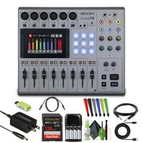 Zoom PodTrak P8 Portable Multitrack Podcast Recorder with Accessories