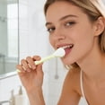 thumbnail image 1 of Raspador de lengua de doble cara para cuidado bucal, cepillo lingual reutilizable para el hogar con mango ergonómico, elimina el mal aliento y la capa de la lengua para adultos., 1 of 6