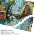 thumbnail image 3 of Rateoe Whimsical Treehouse Painting Pattern Wooden Picture Puzzle ,1000 Piece Jigsaw Puzzle ,Family Fun Puzzle, Home Décor Puzzle, Gift Puzzle(Vertical style), 3 of 9