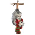 thumbnail image 1 of Noble Gems Hanging Christmas Possum Glass Ornament NB1581, 1 of 3