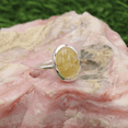 thumbnail image 6 of Earth Gems Jewelry Rutilated Quartz Ring Handmade Oval Gemstone Ring in 925 Sterling Silver for Her, 6 of 7