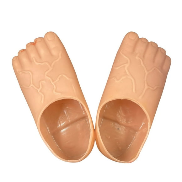 iTNHFP Dearfoam Slippers Women Purple Making Funny Of Barefoot Shoes Slipper Shoe Cover Foot Toe Slipper Funny Shoe Cover Toy