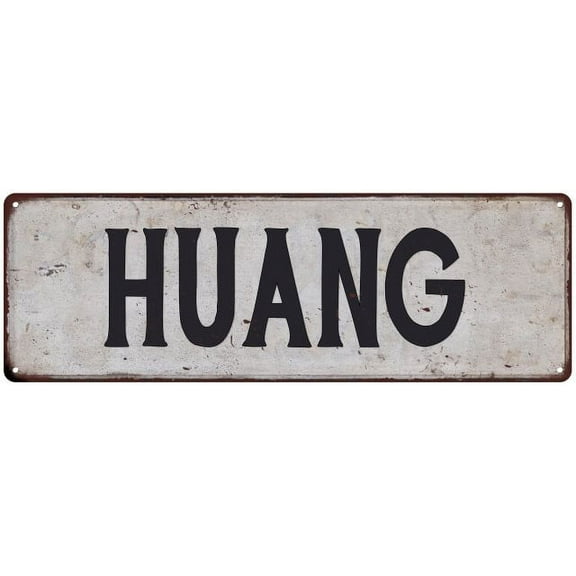 HUANG Vintage Look Rustic Chic Metal Sign 6x18 106180036299