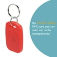 thumbnail image 3 of Uxcell 125KHz TK4100 Read Only Square Rfid-Proximity ID Card Fobs Tag Red 20 Pack, 3 of 5