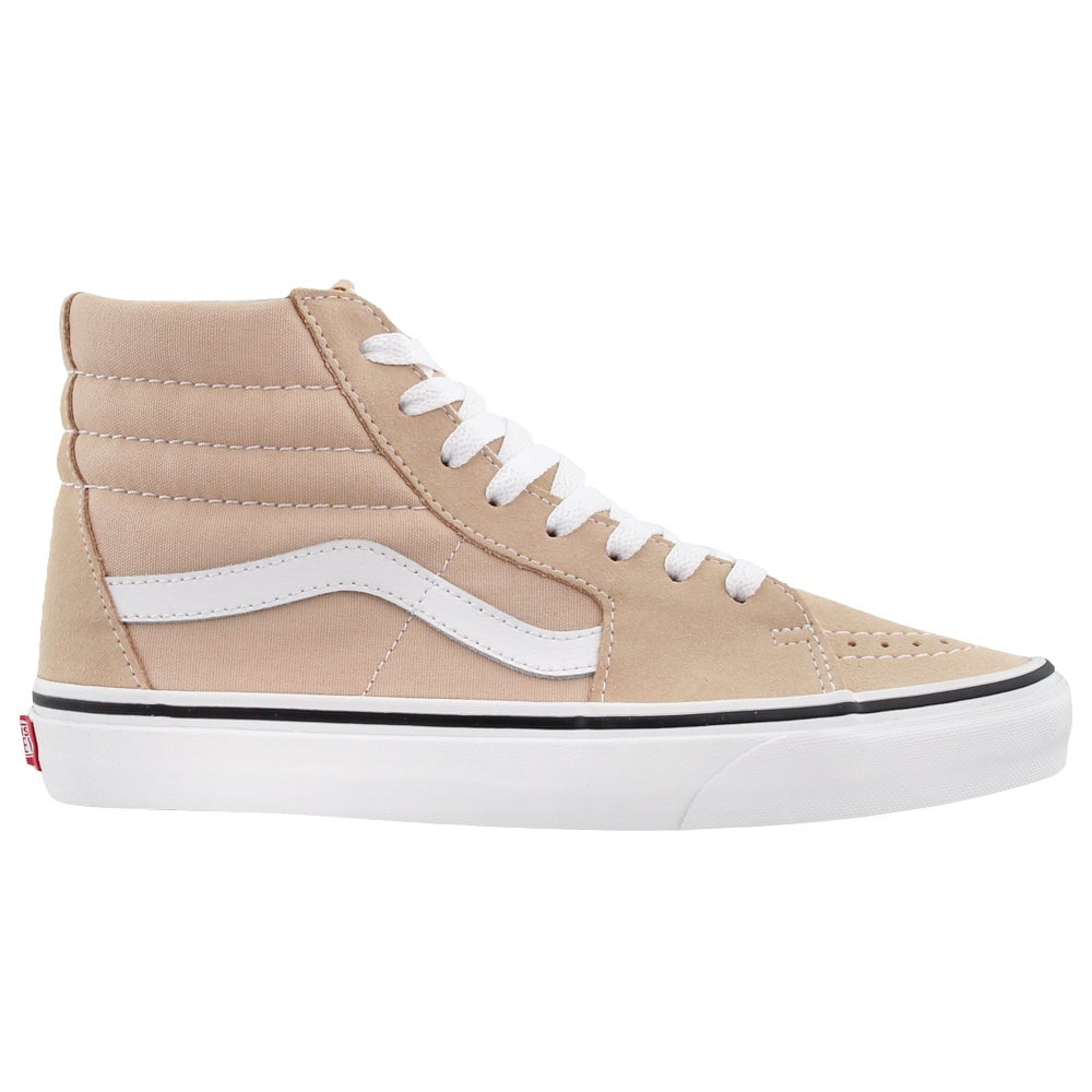 vans sk8 hi frappe true white