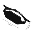 thumbnail image 2 of unbranded 1Ud Men Waist Bag Negro Bolsa Deportiva Impermeable Para Almacenaje Y Protección De Teléfono, 2 of 8